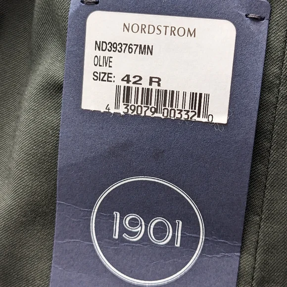 1901 • Extra Trim Fit Olive Blazer - Picture 7 of 8